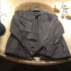 Michael Kors leather Moto jacket